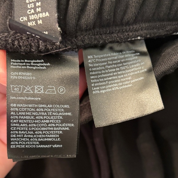 H&M Classic Black Athletic Shorts - Picture 4 of 5